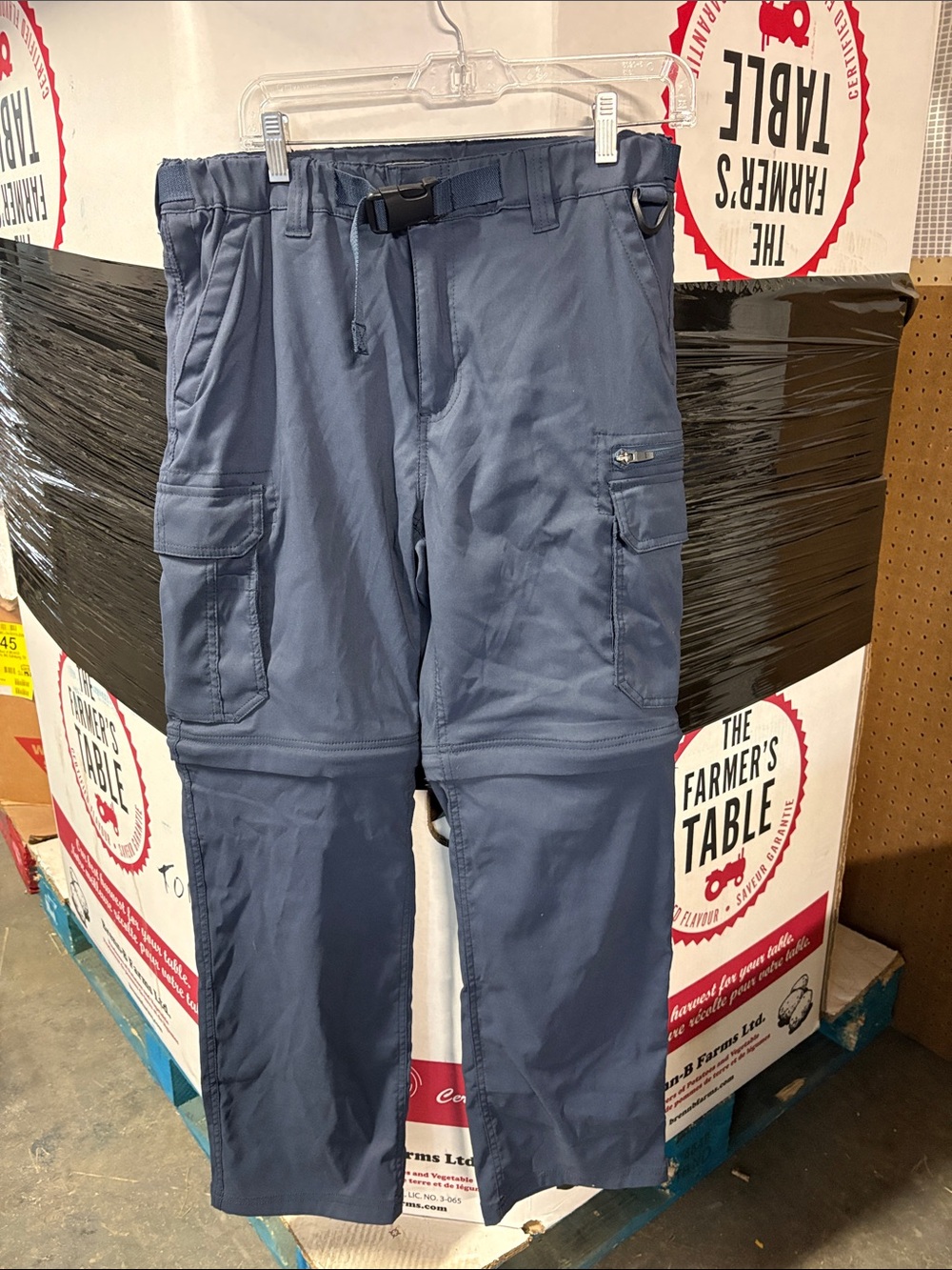 B.C Clothing Men’s Navy Blue Cargo Pants